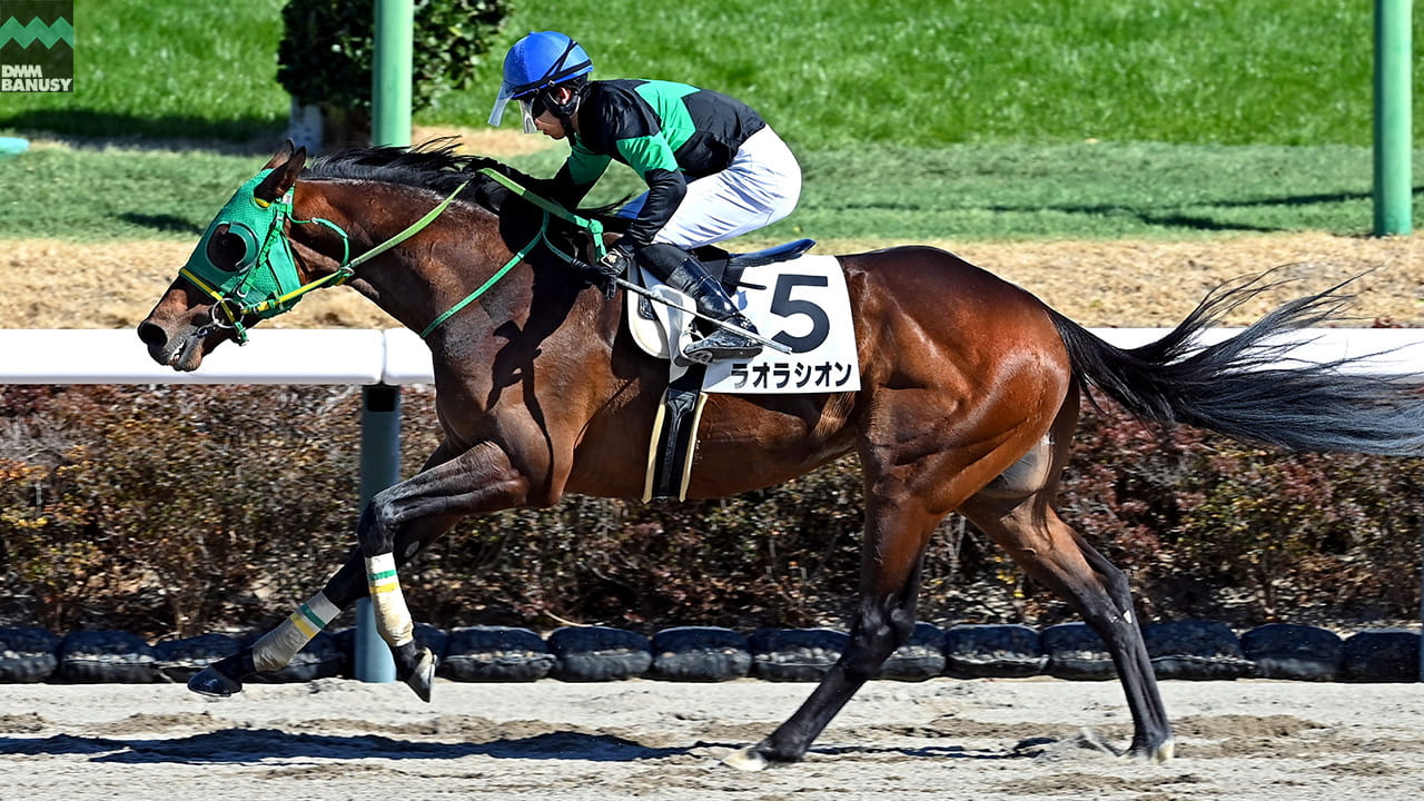 ラオラシオン 中山8R・4歳以上2勝クラス(ダート1800m) 1着